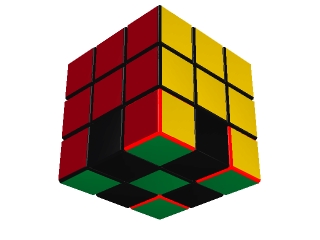 3x3 - 3 - Orienter 4 coins couche D